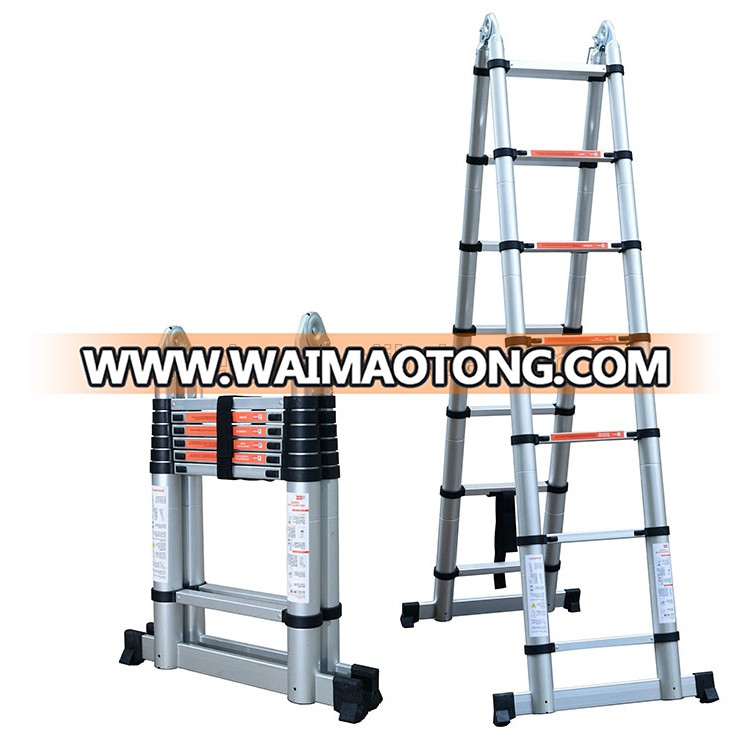 double using telescopic ladder 2.2m+2.2m straight height 4.4m WG601-440A