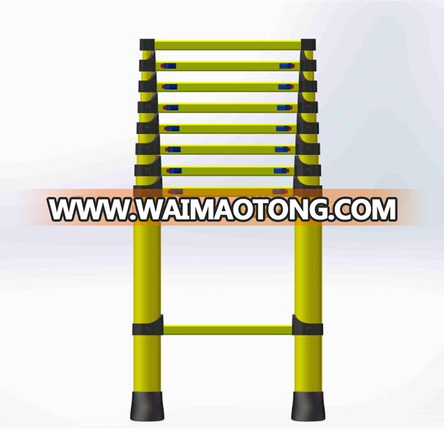 Light weight FRP fiberglass Insulating Multi-section telescopic Extension Ladder